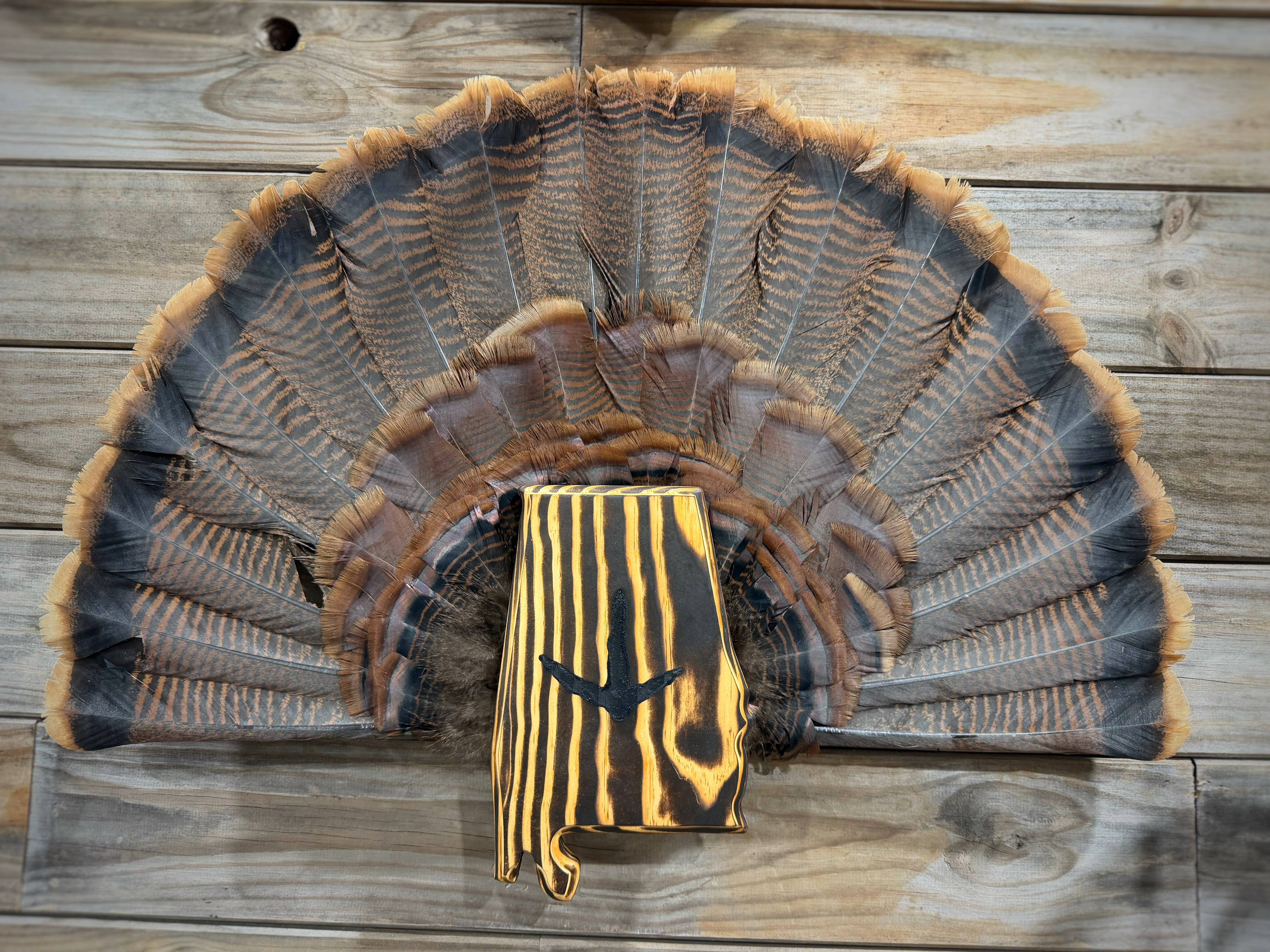 Alabama Turkey Fan Plaque