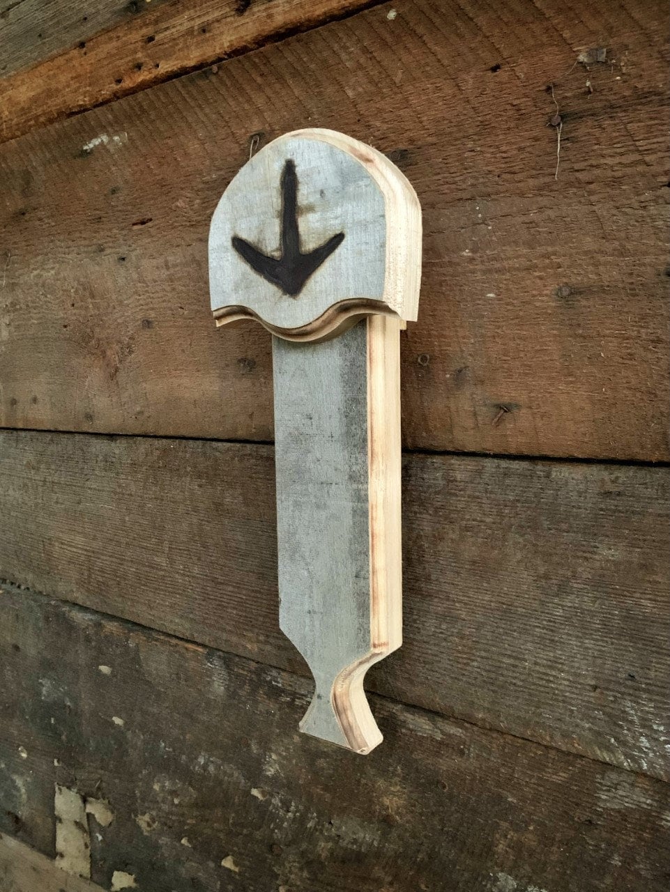 Turkey Fan Plaque (Box Call) (Darker Stain)