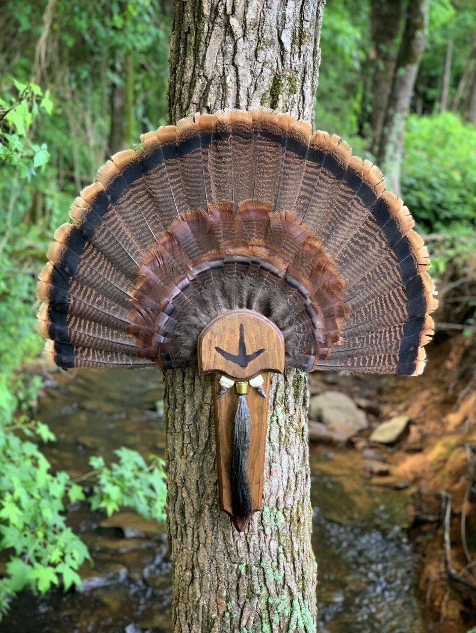Turkey Fan Plaque