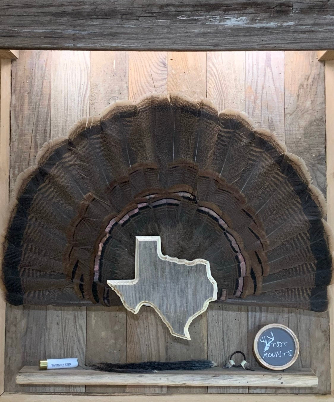Texas Turkey Fan Plaque