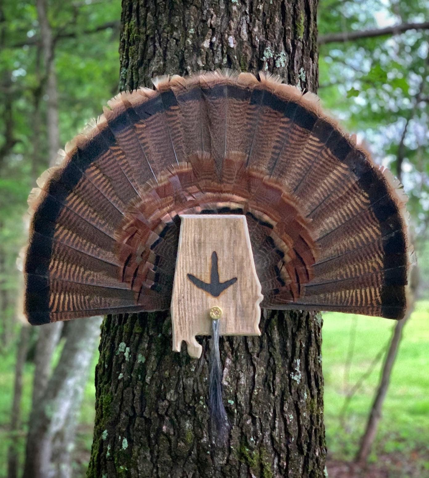 Alabama Turkey Fan Plaque