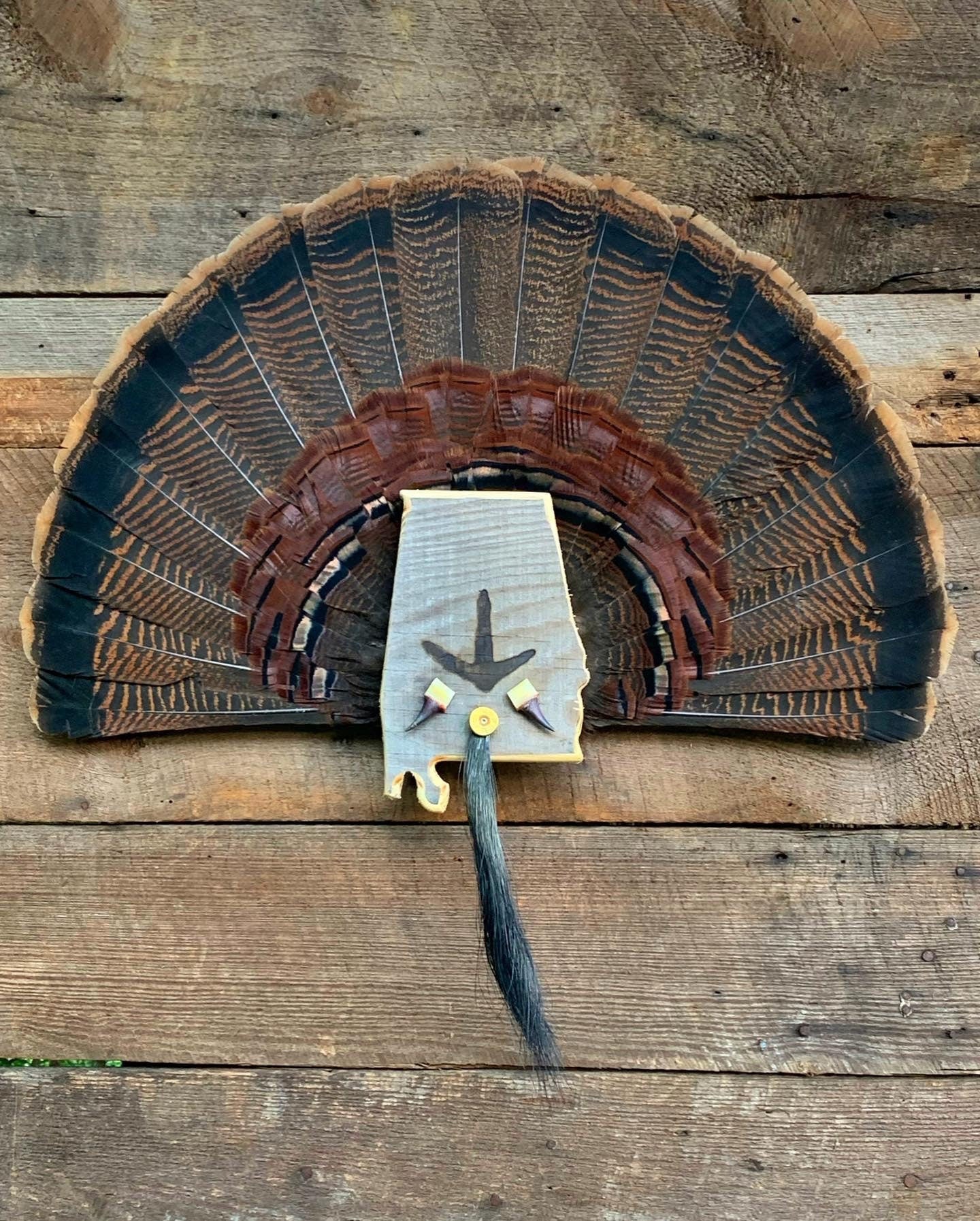 Alabama Turkey Fan Plaque