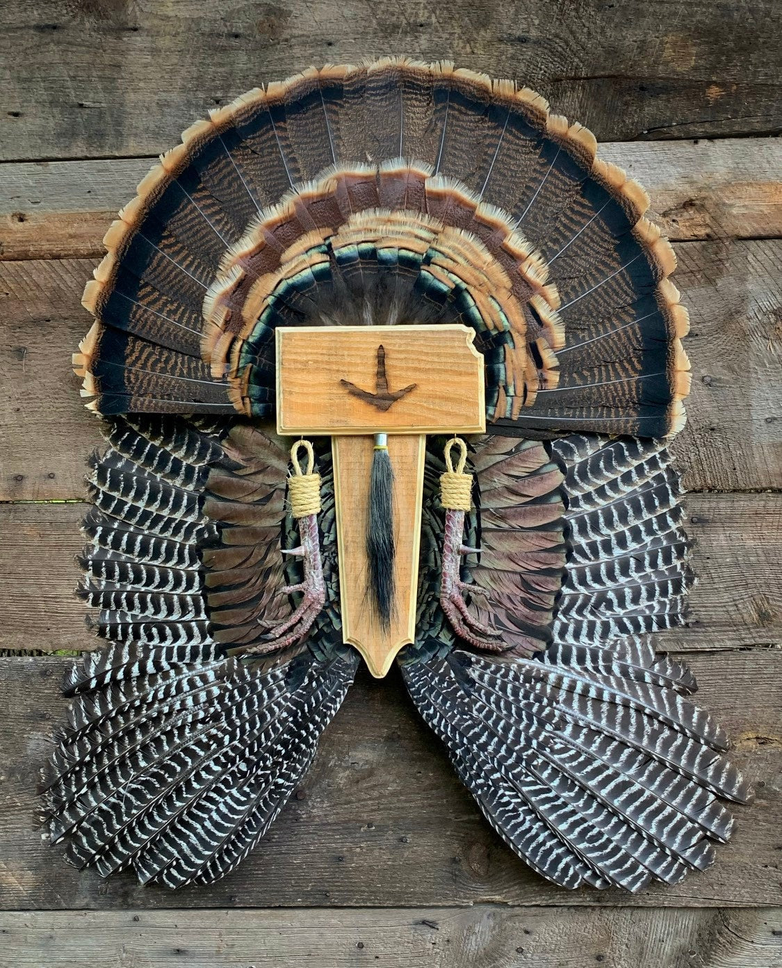 State Turkey Fan/Wing Plaque