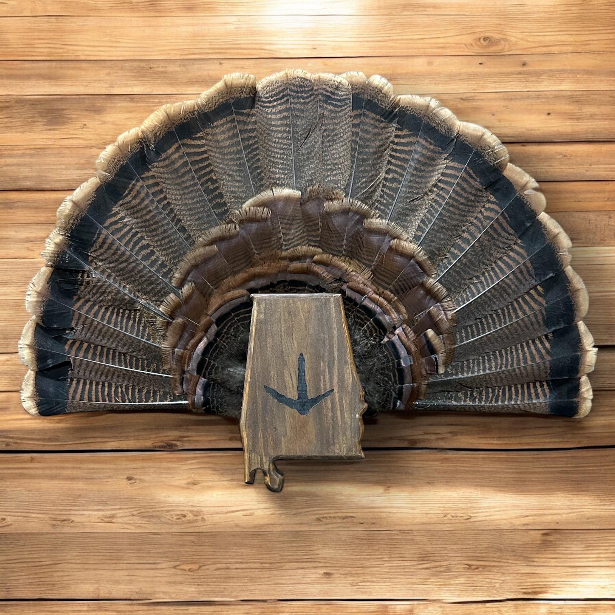 Alabama Turkey Fan Plaque