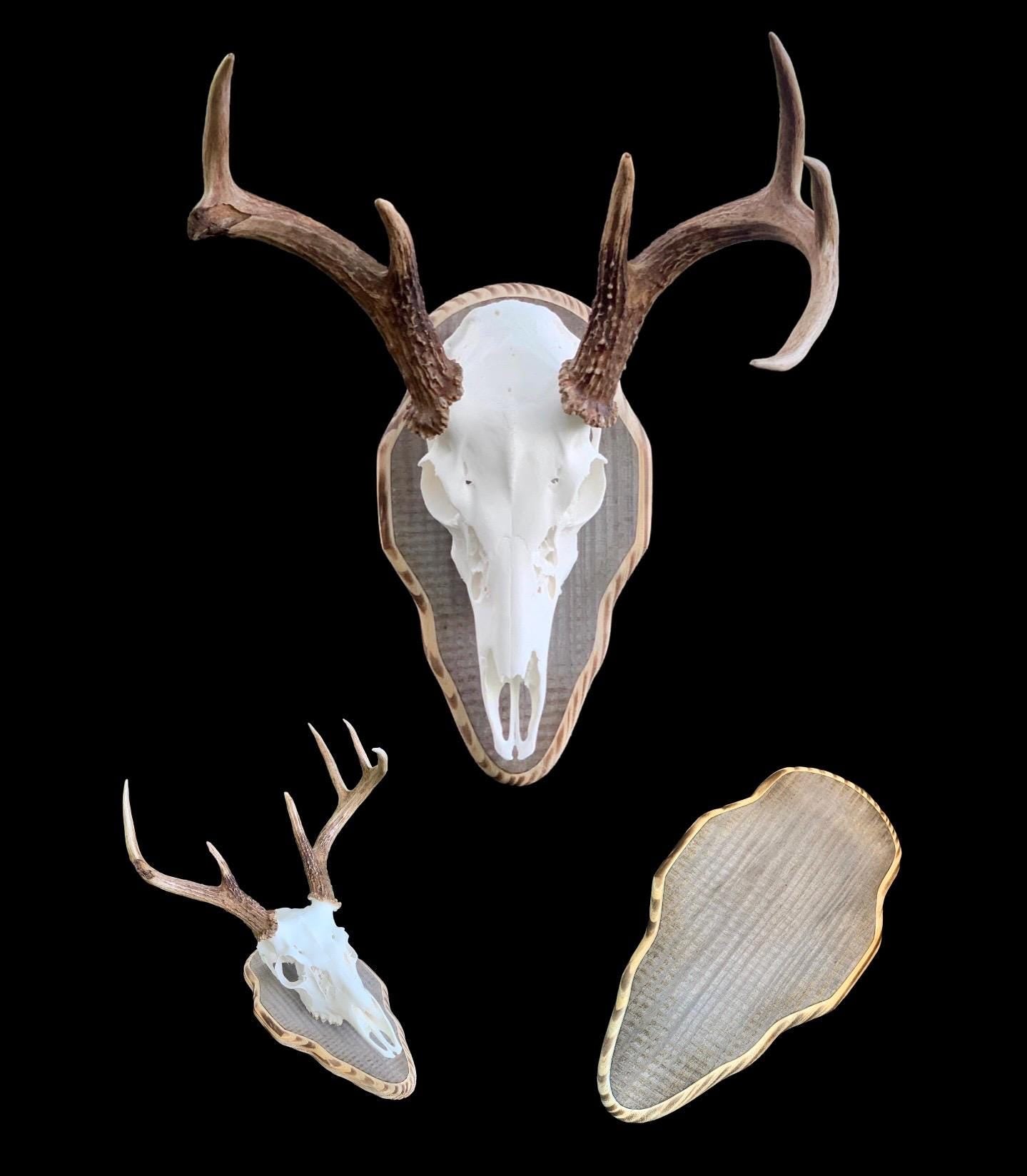 Barnwood European Plaque (Burnt Edges) (Rounded)