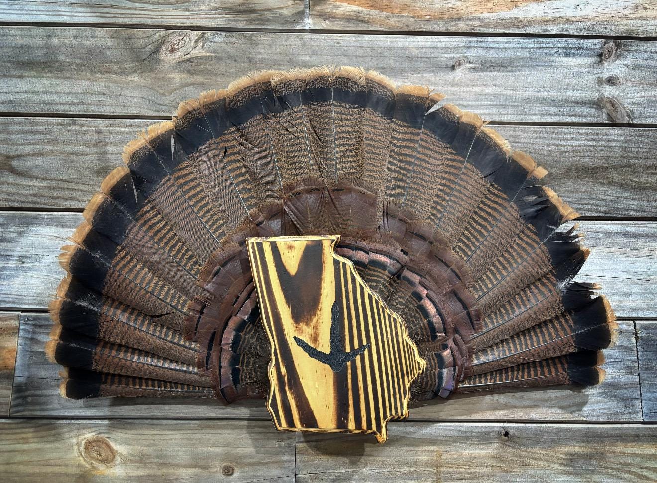 Georgia Turkey Fan Plaque