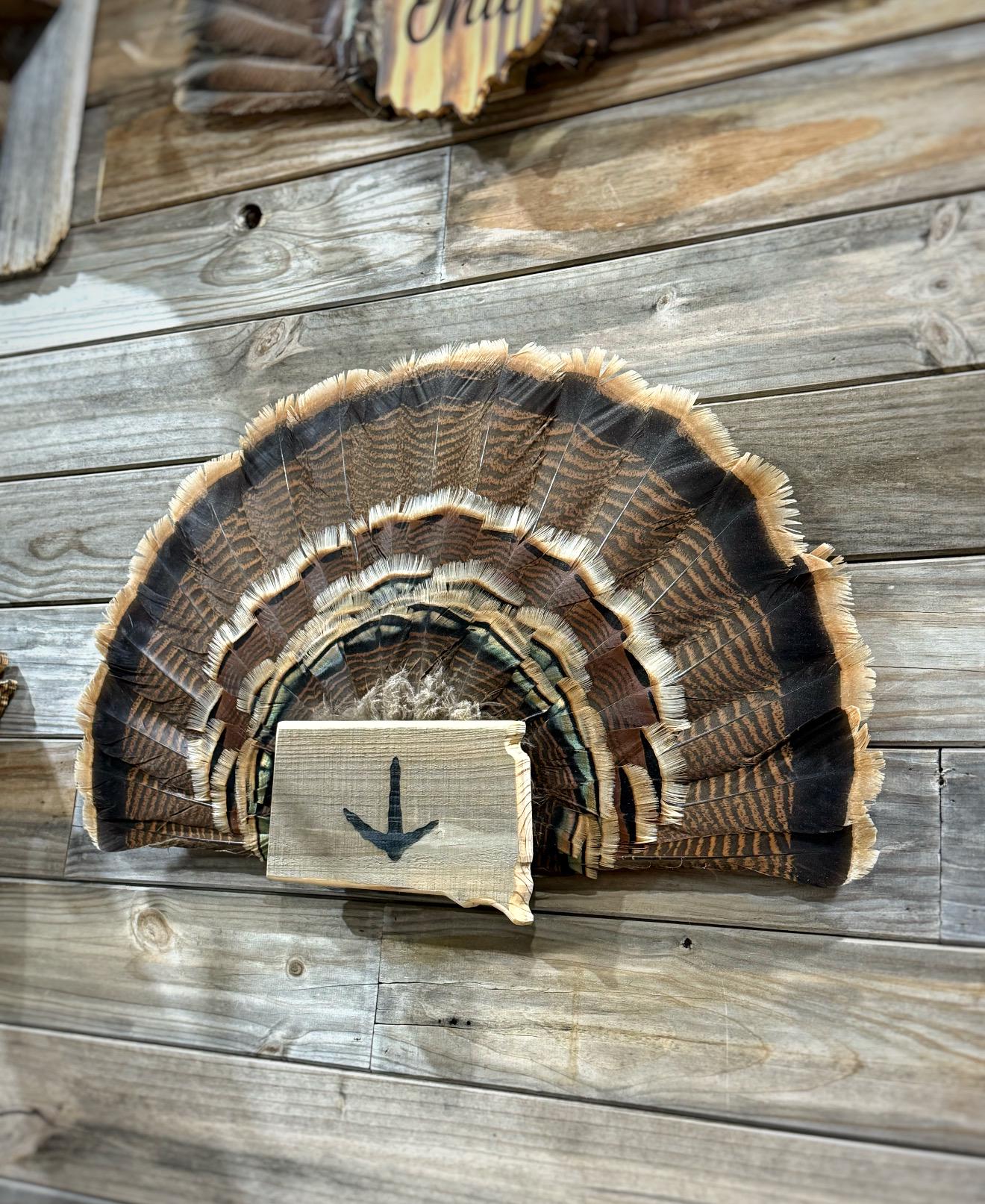 South Dakota Turkey Fan Plaque