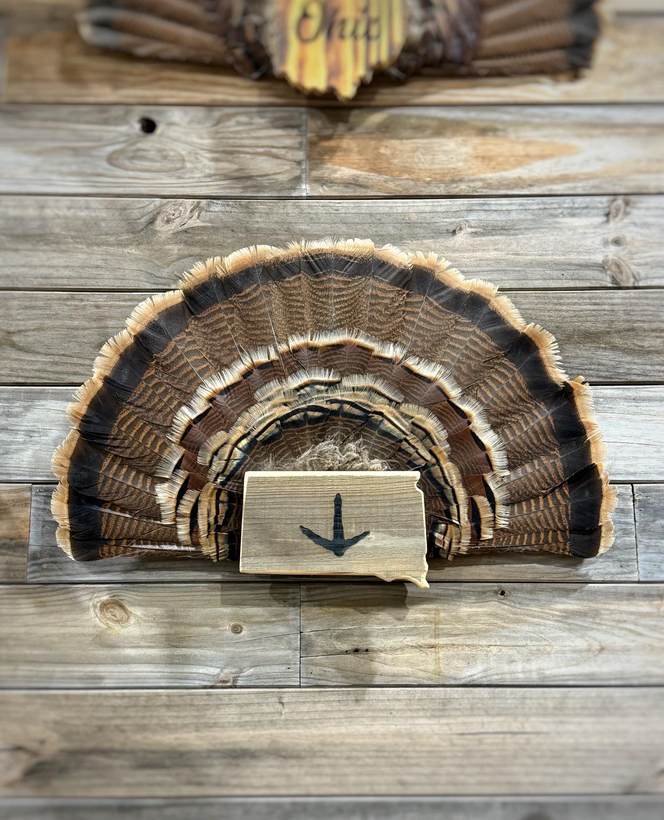 South Dakota Turkey Fan Plaque
