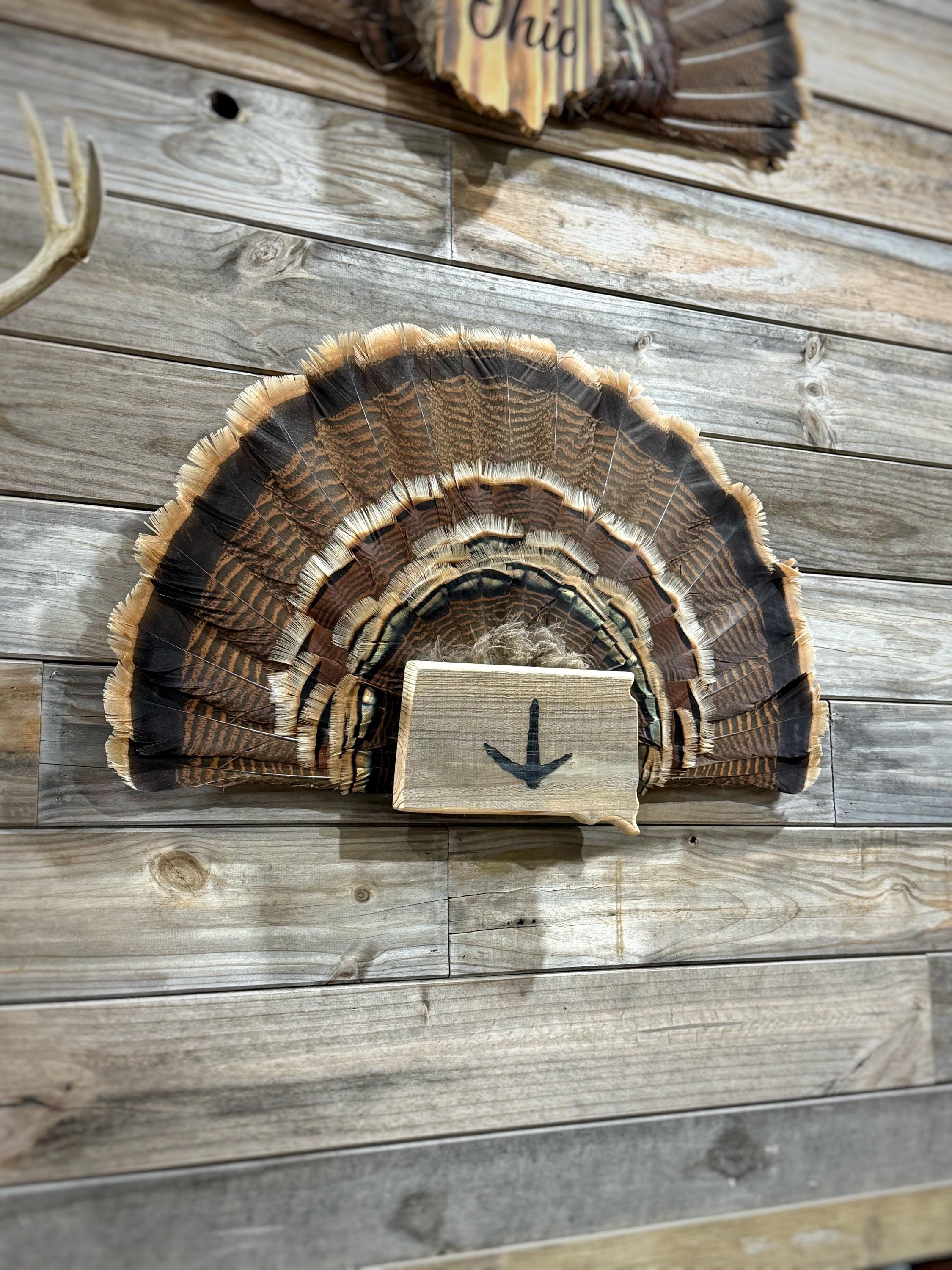 South Dakota Turkey Fan Plaque