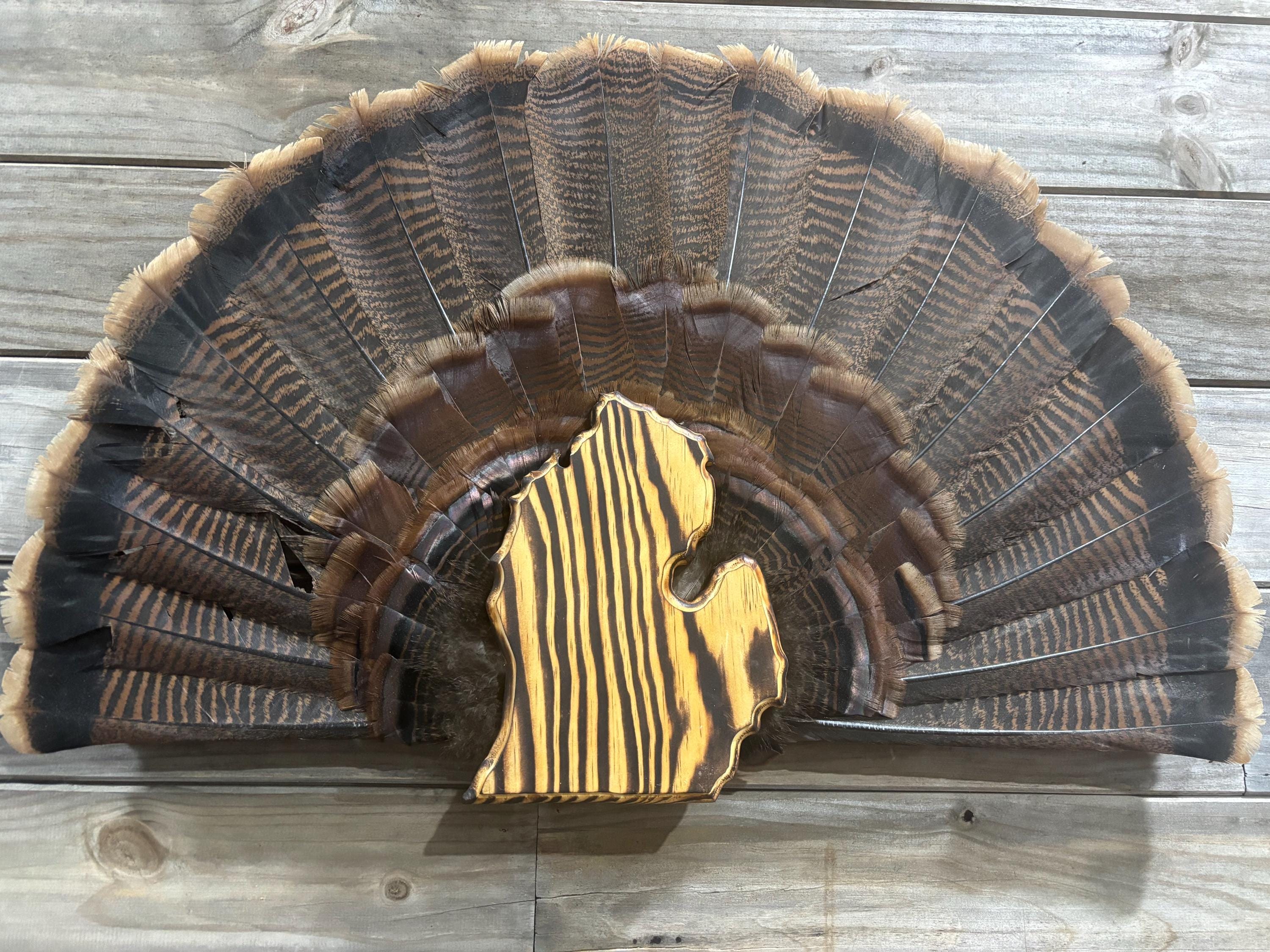 Michigan Turkey Fan Plaque (Lower Peninsula)